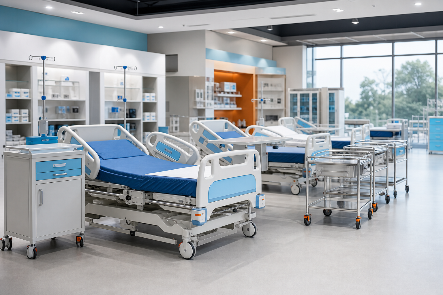 HueFit Meditech hospital furniture product range manufacturer India